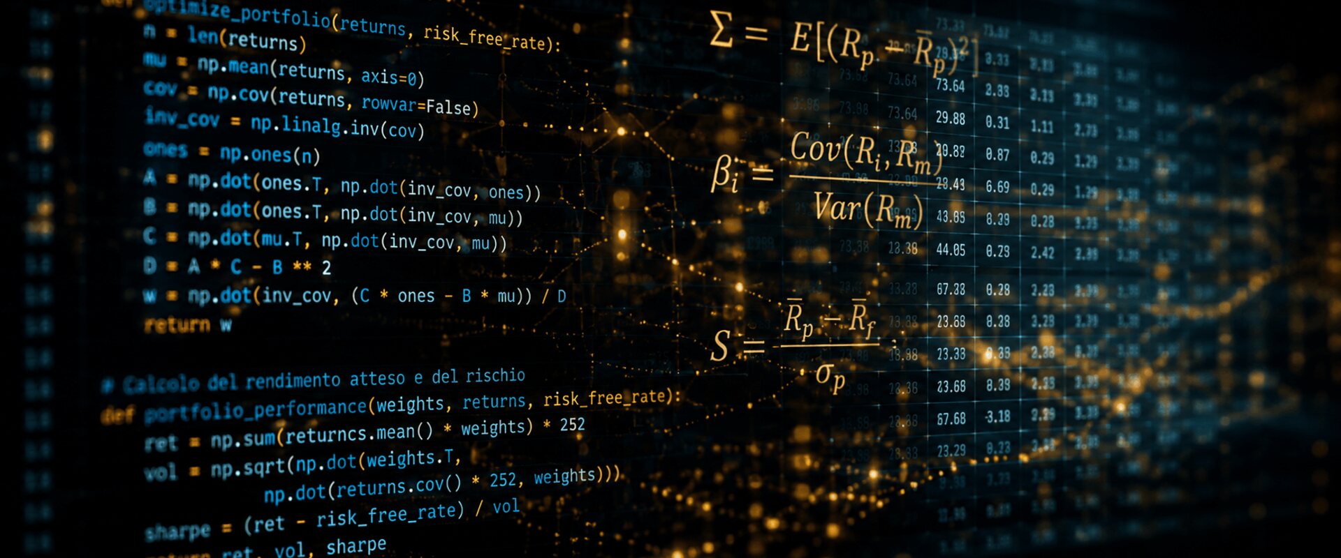 Quant research lab: Python code and market data